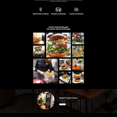 Duecentogrammi Burger  - UI screenshot